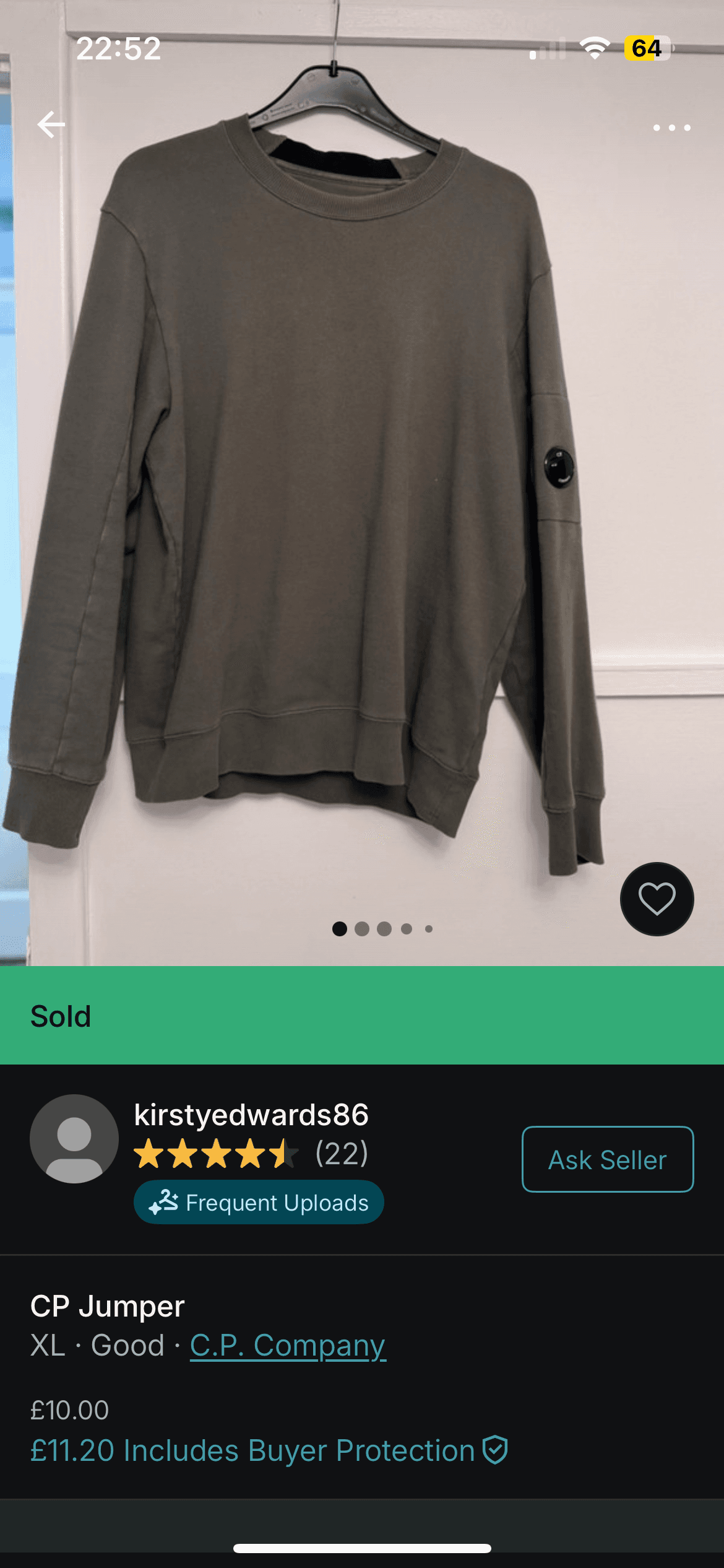 C.P. Company Jumper — bought for £10