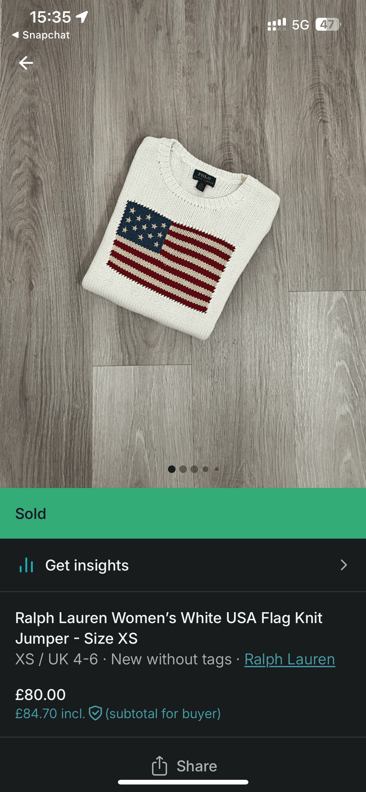 RL USA Flag Knit